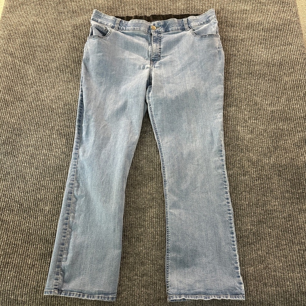 Riders by Lee Womens Midrise Boot Jeans 20W M Blue Stretch Denim